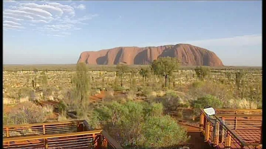 Two dozen children are making the pilgrimage to Uluru