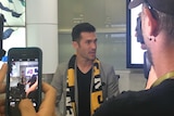 Luis Garcia arrives in Sydney