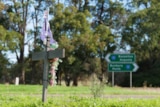 A cross marking a car crash on Bussell highway