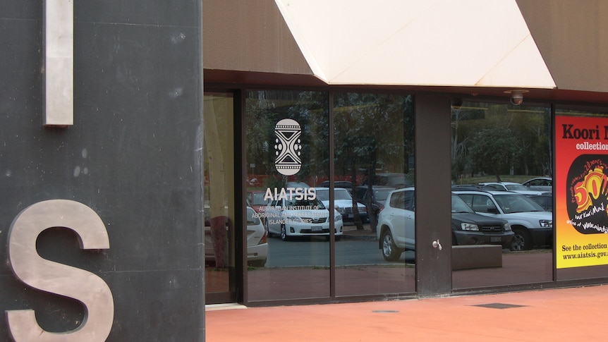 Australian Institute of Aboriginal and Torres Strait Islander Studies (AIATSIS) building at Acton in Canberra. Sept 2012.