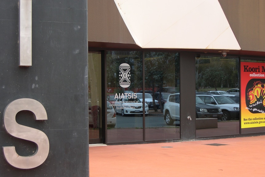 Australian Institute of Aboriginal and Torres Strait Islander Studies (AIATSIS) building at Acton in Canberra. Sept 2012.