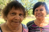 NT Stolen Generations Aboriginal Corporation chairwoman Eileen Cummings and CEO Maisie Austin.