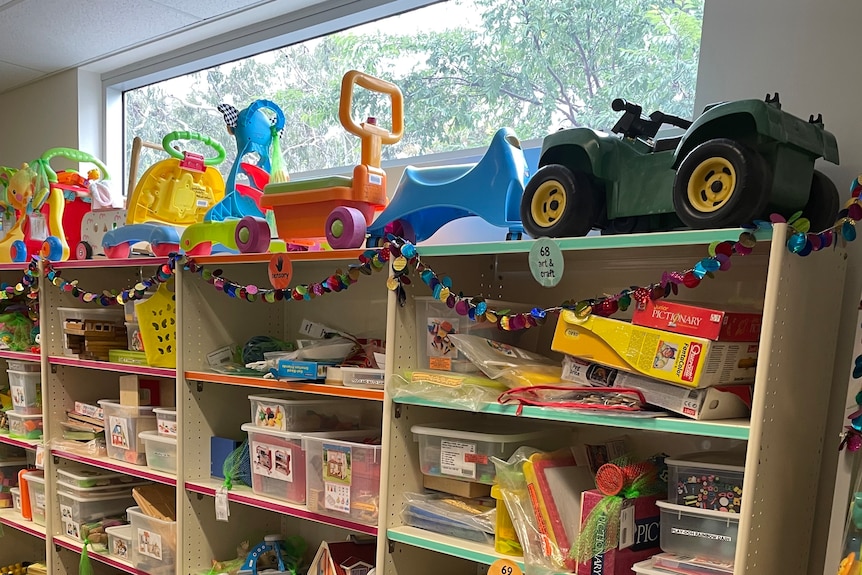 toys in a toy library 