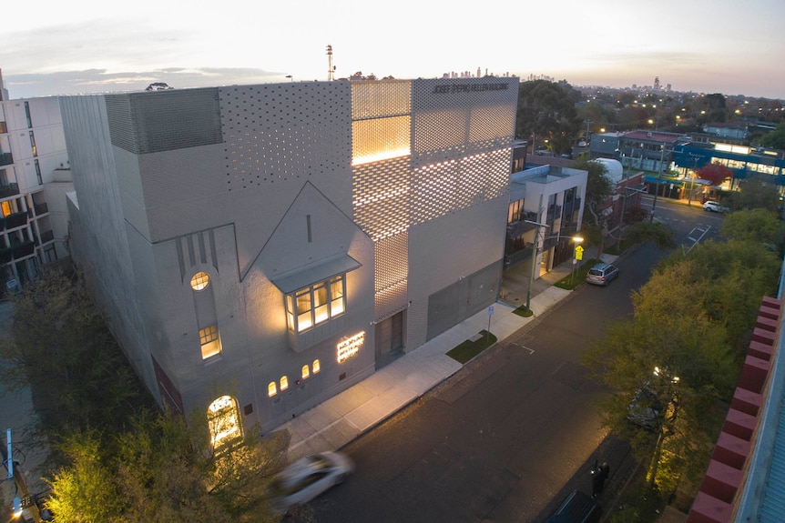 The exterior of the Melbourne Holocaust Museum