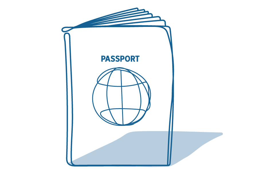 An illustration of a passport.