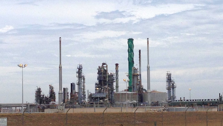 BP oil refinery at Kwinana
