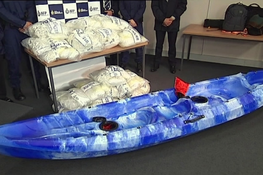 Kayak shipment methamphetamine haul