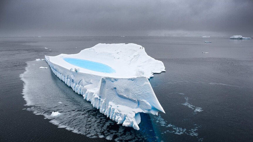 Antarctic photographic exhibition - HMAS Iceberg