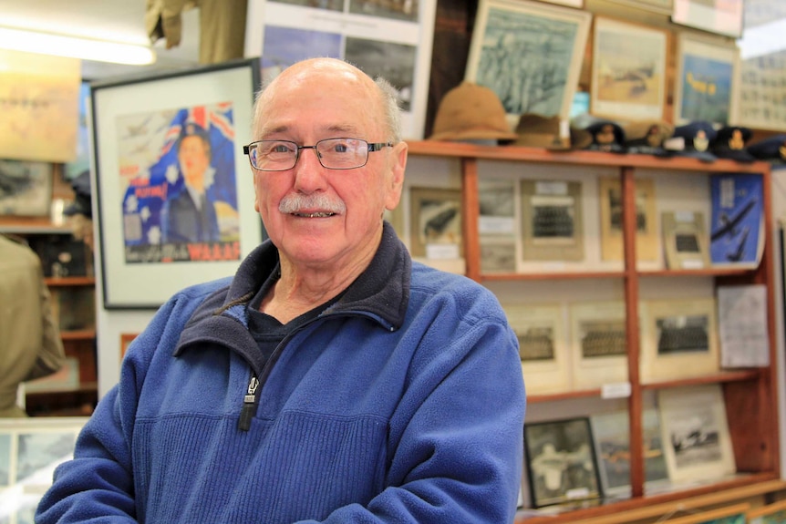 Peter Scully at the RAAF Museum in Hobart