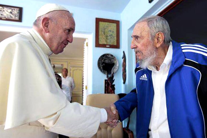 Pope Francis and Fidel Castro