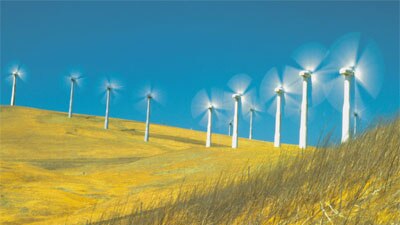 Windmills in Livermore, California