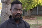 Francis Kenyi, who is struggling to find a home for his family to rent in Hobart.