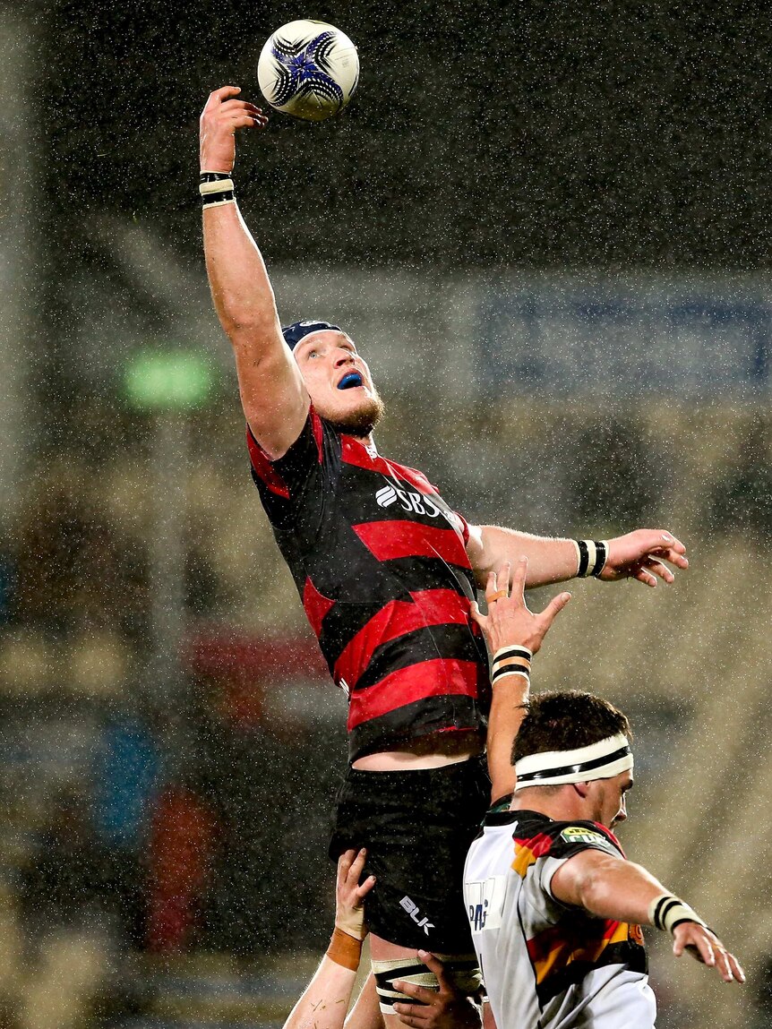 Injury cover ... Ben Matwijow playing for New Zealand provincial side Canterbury