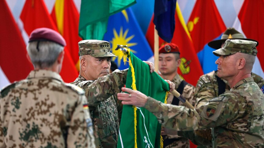 NATO ceremony Kabul