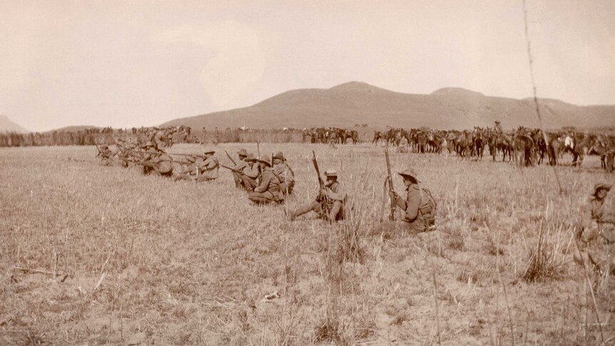 Members of the 5th VMR in action against the Boers