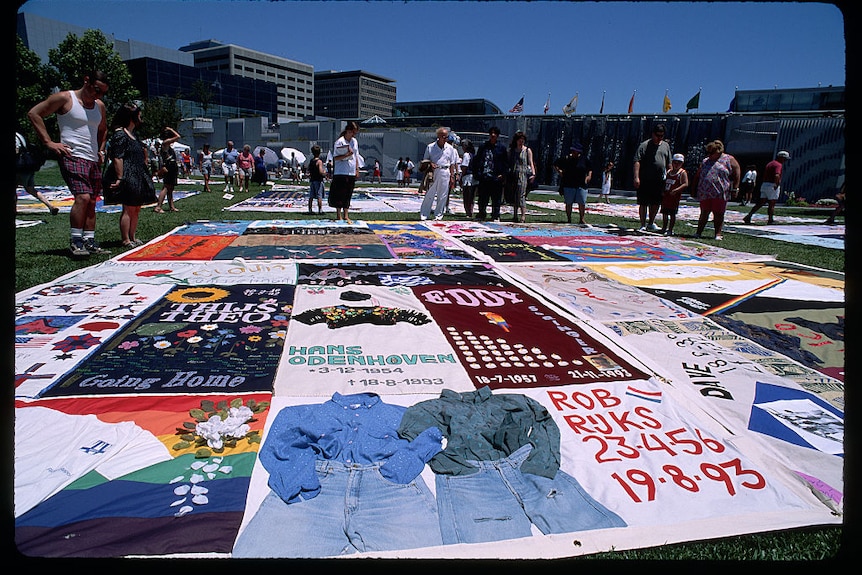 AIDS quilt, San Francisco 1993