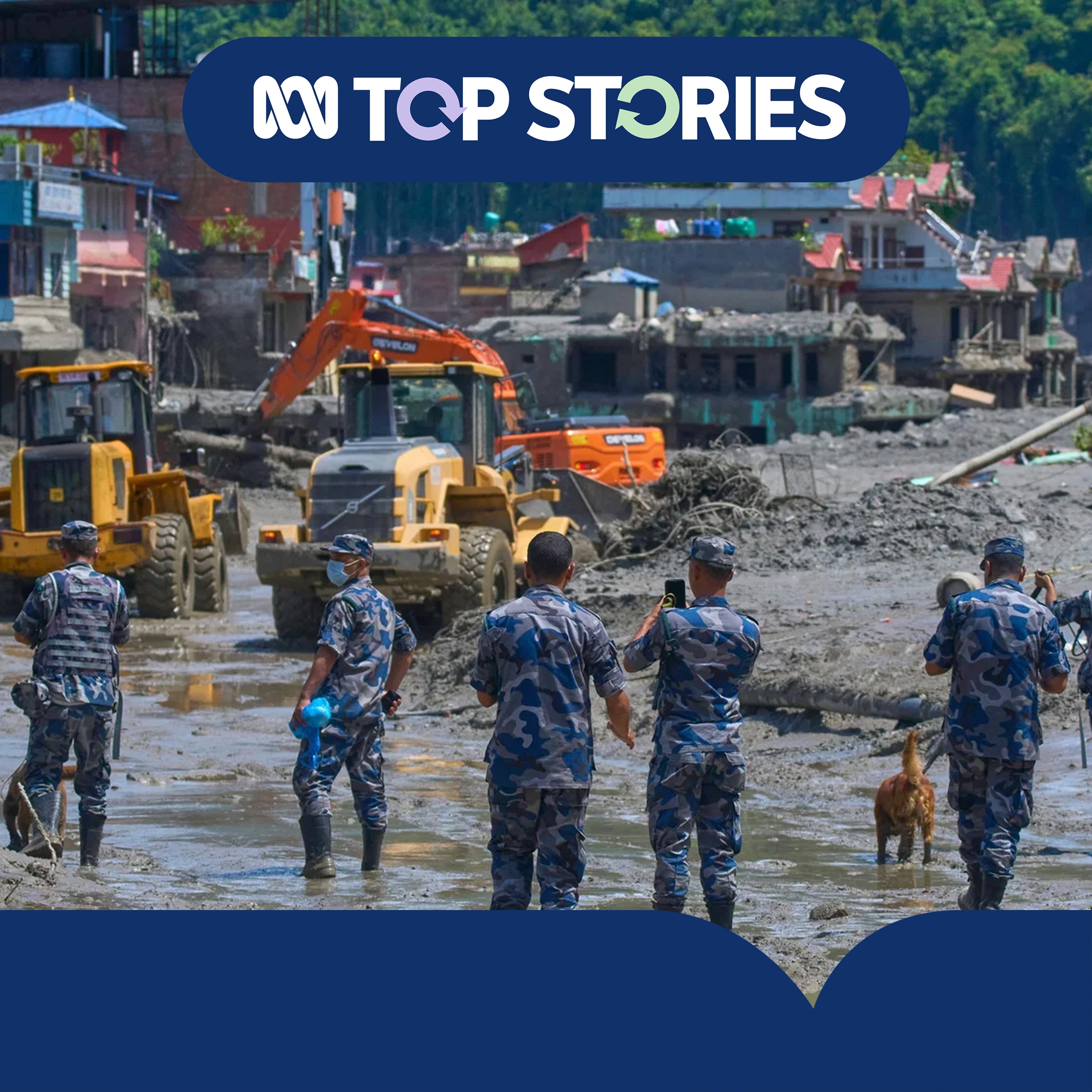Australia commits aid as Nepal-Tibet flood death toll nears 400 | ABC News Top Stories episode artwork