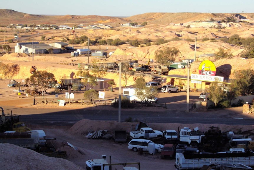 Coober Pedy township.