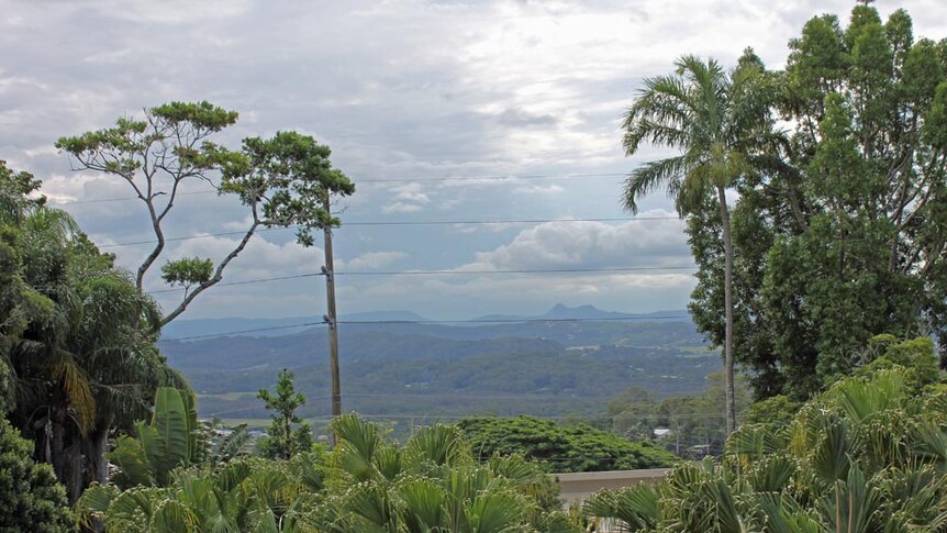 The rolling hills of the Sunshine Coast Hinterland