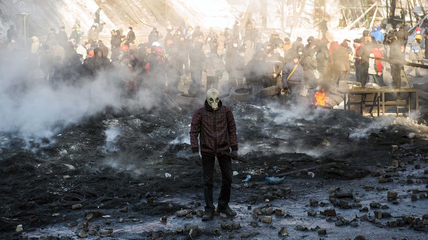 Clashes ravage Kiev