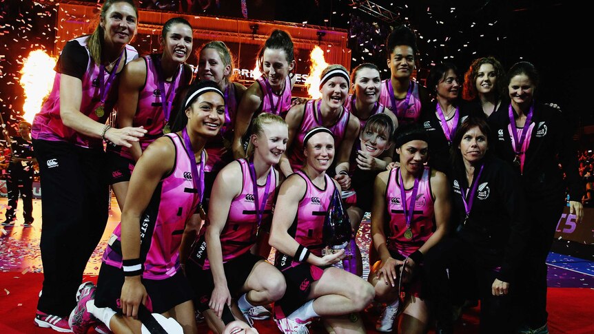 New Zealand celebrates Fast5 netball title