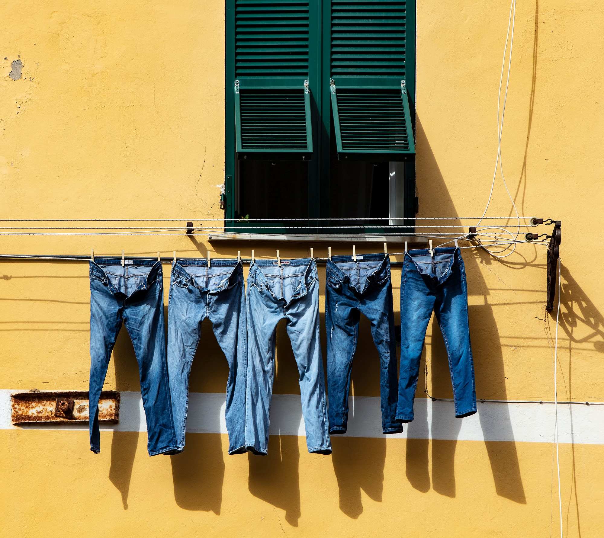 washing designer jeans