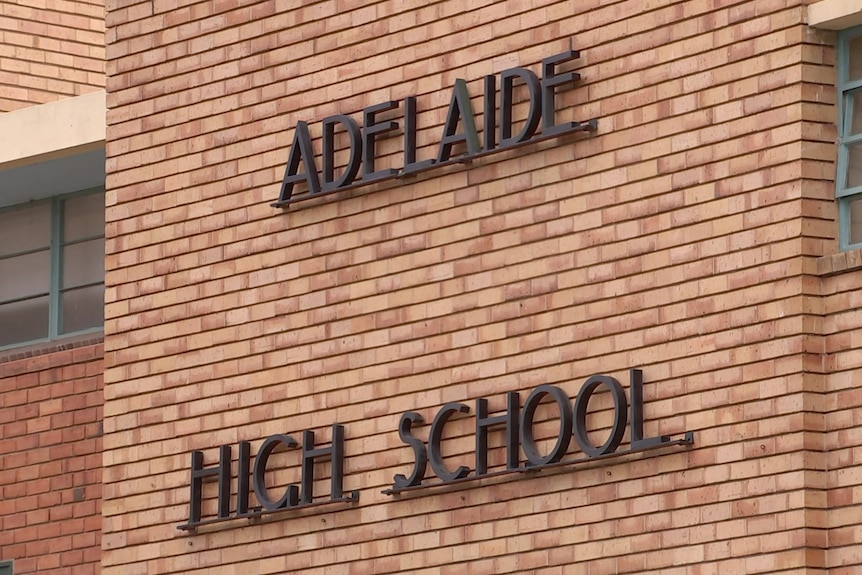 Adelaide High School signage