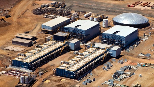 Chinese steelmaker Citic Pacific mine site, south west of Karratha.