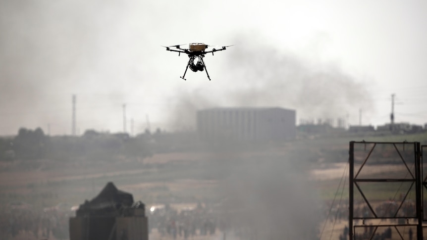 Israeli drone in Gaza