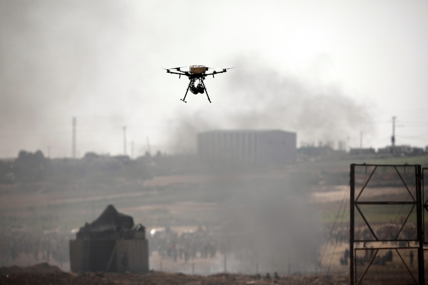 Israeli drone in Gaza