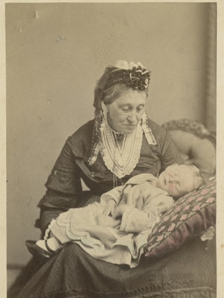 Woman with baby
