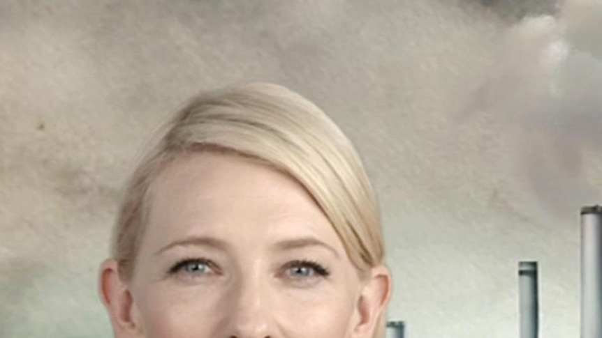 Actress Cate Blanchett appears in a new television advertising campaign