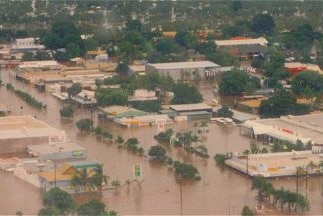 Katherine floods, CBD in 1998