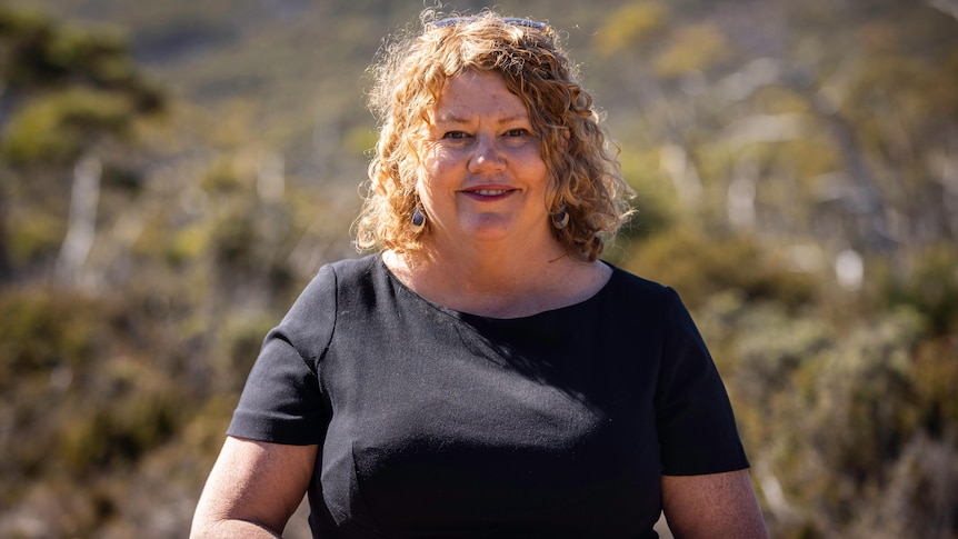 Lord Mayor Anna Reynolds photographed outside.