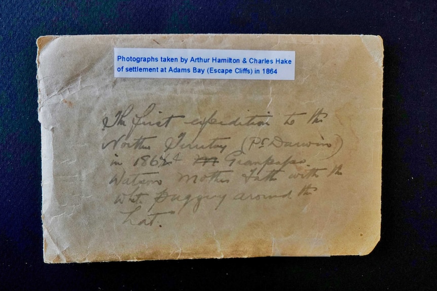 A picture of an old envelope