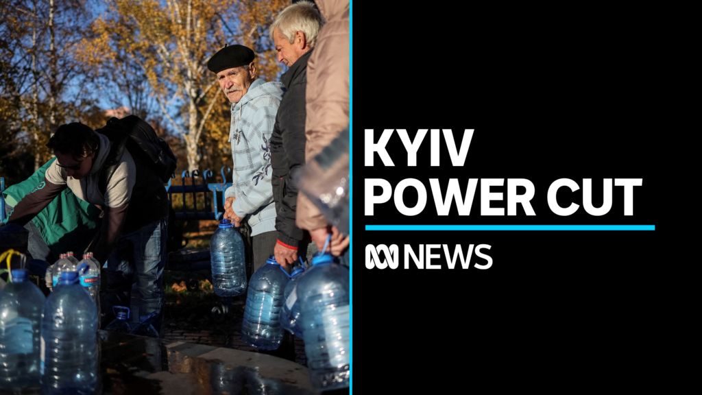 Kyiv left without power after Russian missile strikes - ABC News