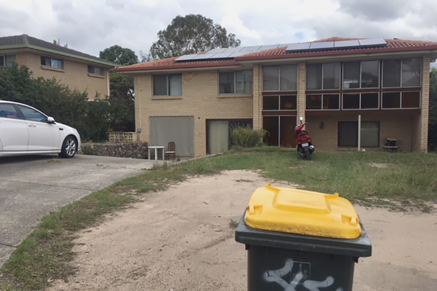 Brisbane property where a man was arrested on a charge of supporting a terrorist group