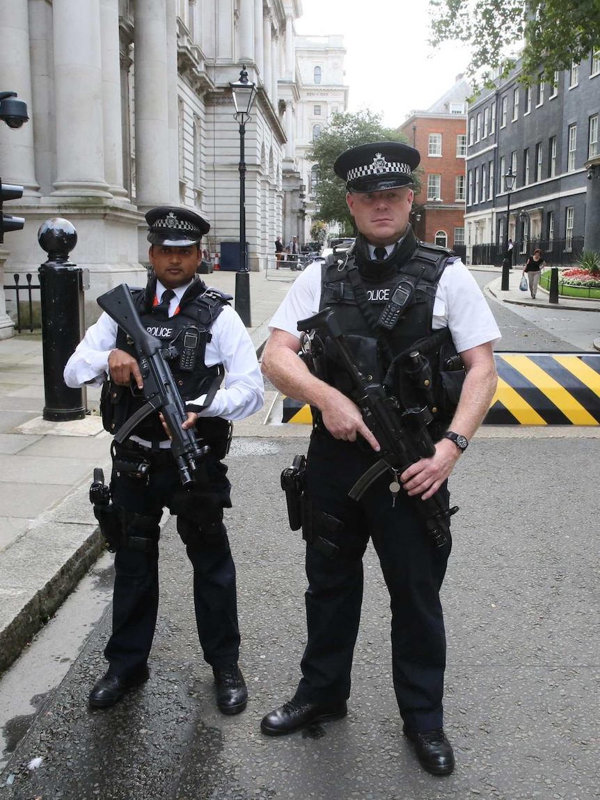 British police are on high alert after terror threat raised to severe