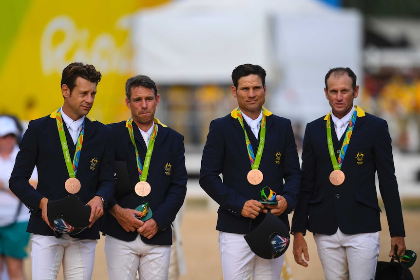 Equestrian team at Rio