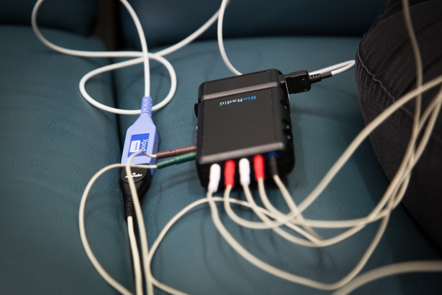 A BioRadio is being used as part of the first research in Australia to use mobile recording equipment.