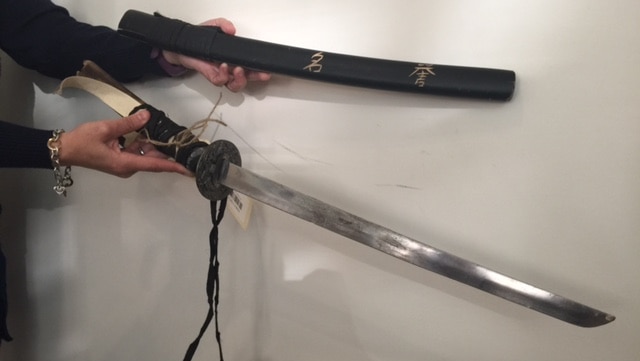 samurai sword seized