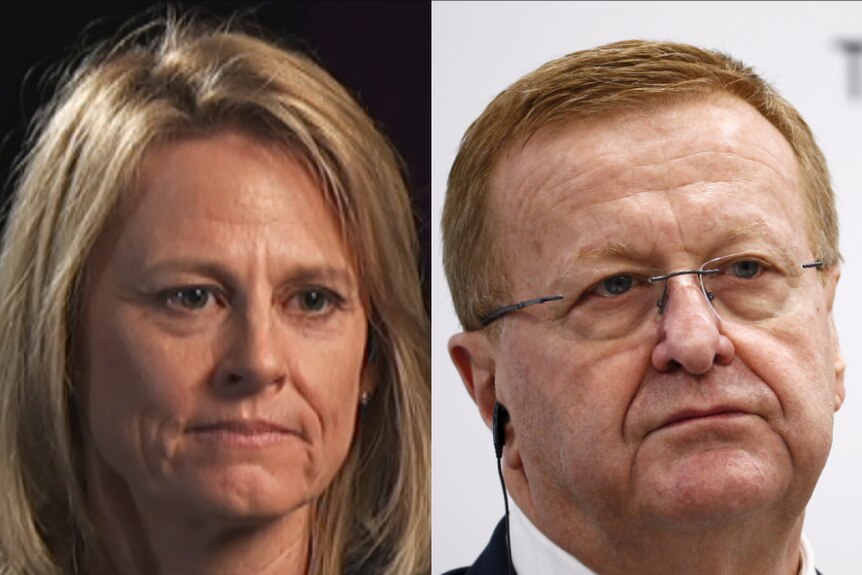 Composite image of Danni Roche and John Coates, the candidates for AOC president.