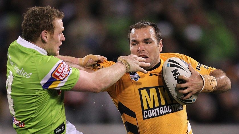 Back where it all began... Todd Payten made his debut at Campbelltown Stadium 15 years ago.