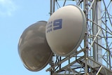 Nine logo on transmitter