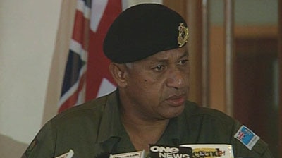 Fiji's military commander, and prime minister, Frank Bainimarama.