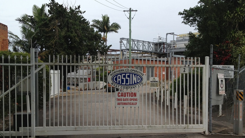 The front gates of the Northern Co-operative Meat Company in Casino.