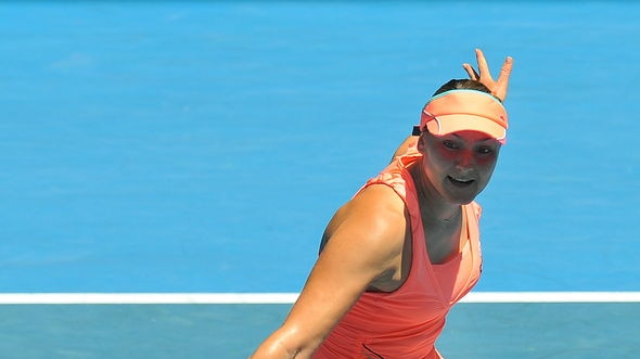 Fantastic form: Petrova had only won one of six previous meetings with Kuznetsova before Sunday.