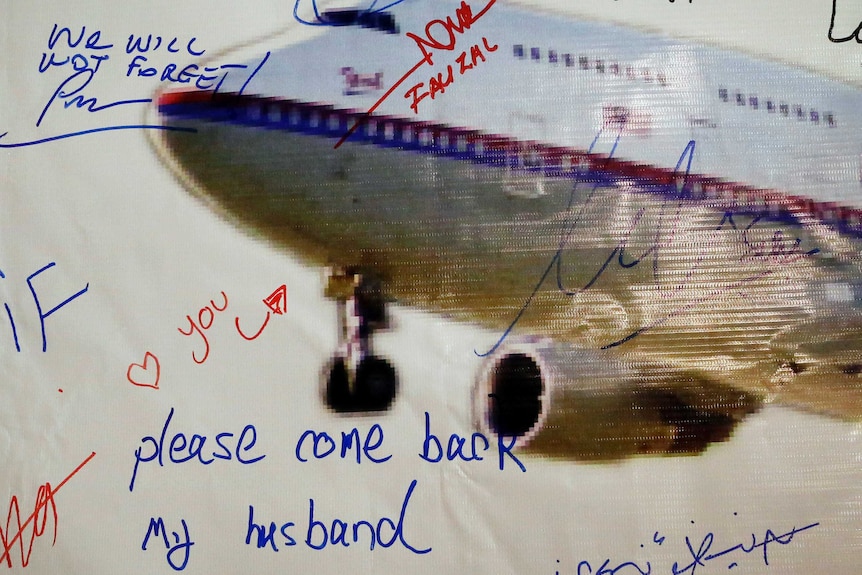 Wife of MH370 passenger's message on remembrance board