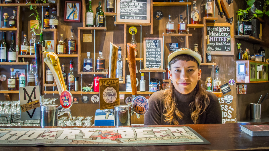 Georgie Levi enjoys being part of the expanding craft beer scene.