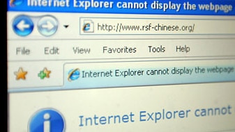 Websites containing political dissent are blocked to Chinese users (File photo). (AFP: Frederic J Brown)